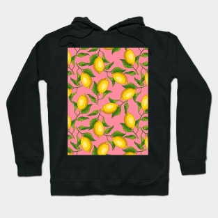 Lemons Pattern Hoodie